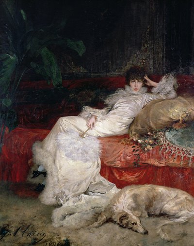 Sarah Bernhardt von Georges Clairin